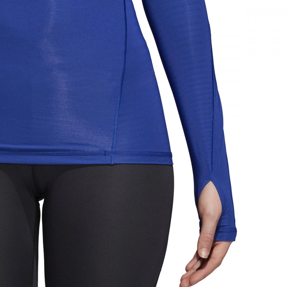 ADIDAS Maglia Alphaskin Tech Donna Blu 6 ADIDAS Maglia Alphaskin Tech Donna Blu - immagine 6
