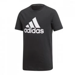 ADIDAS T-SHIRT LOGO BOS BAMBINO Nero
