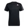 ADIDAS T-SHIRT AERO 3 STRIPES PB Nero