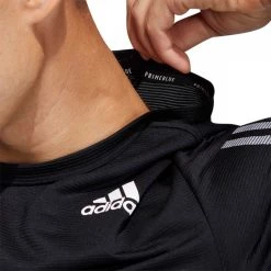 ADIDAS T-SHIRT AERO 3 STRIPES PB Nero -Negozio online TRAINING E PALESTRA Italia 2022 adidas gq2159 t shirt aero 3 stripes pb abbigliamento training e palestra uomo 044376201 blk 5