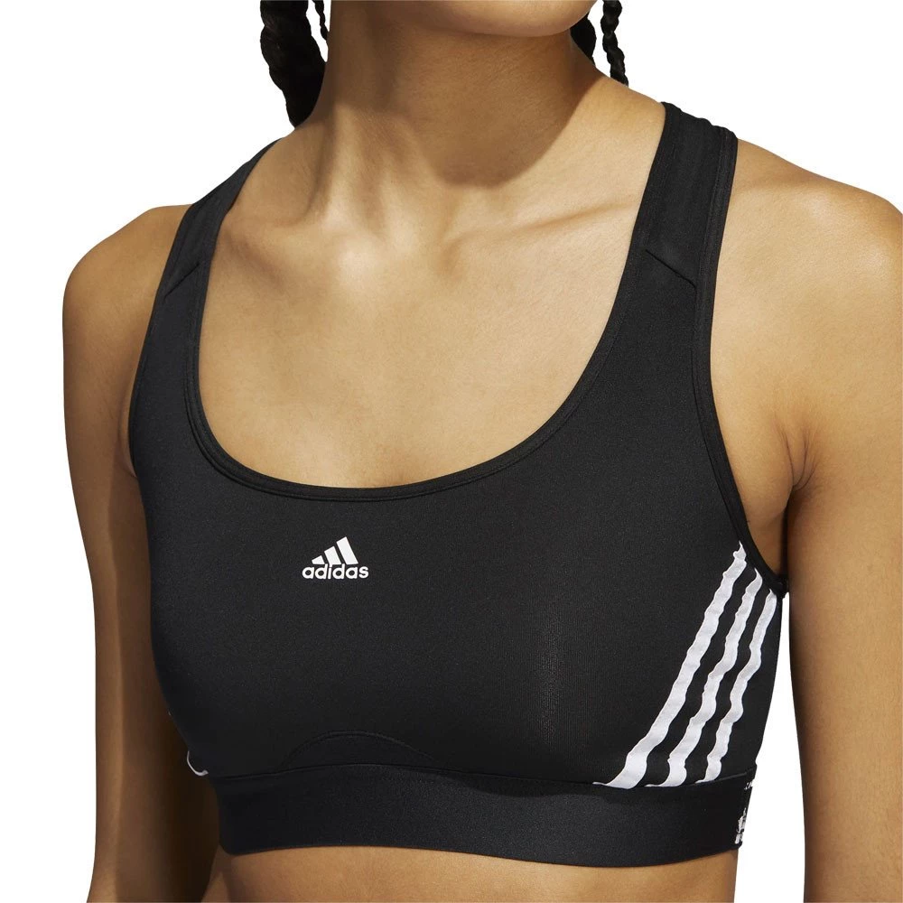 ADIDAS REGGISENO TRN 3 STRIPES Nero 5 ADIDAS REGGISENO TRN 3 STRIPES Nero - immagine 5