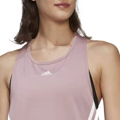 ADIDAS CANOTTA ICONS DONNA Rosa -Negozio online TRAINING E PALESTRA Italia 2022 adidas hd9605 canotta icons donna abbigliamento training e palestra donna 044378601 mauv 4