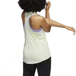 ADIDAS CANOTTA 3 BAR LOGO DONNA Lime -Negozio online TRAINING E PALESTRA Italia 2022 adidas he6844 canotta 3 bar logo donna abbigliamento training e palestra donna 044379101 lime 3