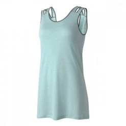 CASALL Canotta Scollo V Sul Retro Donna Azzurro