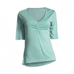 CASALL T-shirt Gathered Donna Verde