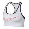 NIKE Reggiseno Classic Logo Bianco