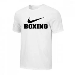 NIKE T-SHIRT DRI-FIT BOXING Bianco