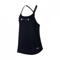 NIKE CANOTTA SRF SPT ELASTIKA DONNA Nero