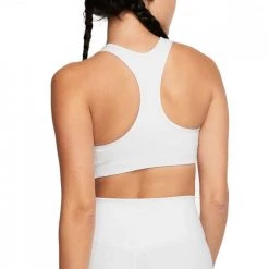 NIKE REGGISENO SWOOSH Bianco -Negozio online TRAINING E PALESTRA Italia 2022 nike bv3636 reggiseno swoosh abbigliamento training e palestra donna 042665101 100 4