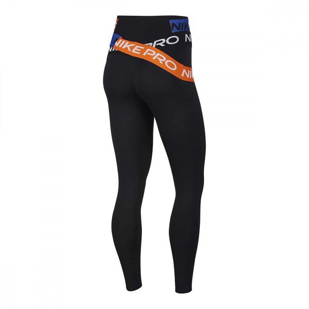 LEGGINGS NIKE PRO ONE LUXE ICON CLASH DONNA Nero - immagine 2