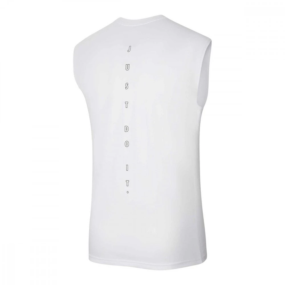 NIKE SMANICATA DRI-FIT Bianco 2 NIKE SMANICATA DRI-FIT Bianco - immagine 2