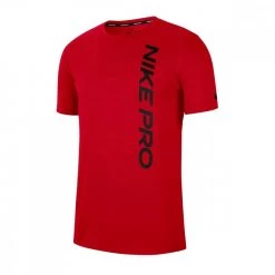 T-SHIRT NIKE PRO BURNOUT Rosso