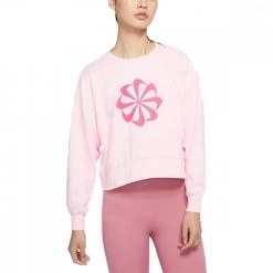 NIKE FELPA GIROCOLLO DRI-FIT ICON CLASH DONNA Rosa -Negozio online TRAINING E PALESTRA Italia 2022 nike cu5038 felpa girocollo dri fit icon clash donna abbigliamento training e palestra donna 041400901 663 3
