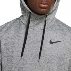 FELPA CON CAPPUCCIO NIKE THERMA Grigio -Negozio online TRAINING E PALESTRA Italia 2022 nike cu6214 felpa con cappuccio nike therma abbigliamento training e palestra uomo 043971501 063 3