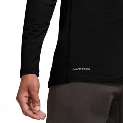 MAGLIA MANICA LUNGA NIKE PRO WARM Nero -Negozio online TRAINING E PALESTRA Italia 2022 nike cu6740 maglia manica lunga nike pro warm abbigliamento training e palestra uomo 043971601 010 4