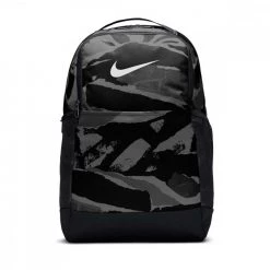 NIKE ZAINO BRASILIA PRINTED TRAINING Grigio