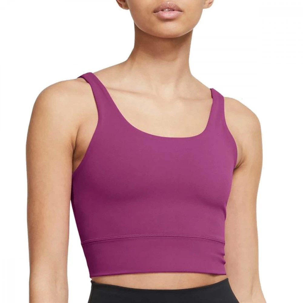 NIKE CANOTTA CROP YOGA LUXE INFINALON DONNA Viola 1 NIKE CANOTTA CROP YOGA LUXE INFINALON DONNA Viola
