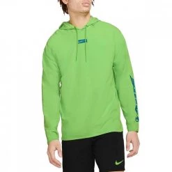 NIKE FELPA CON CAPPUCCIO SPORT CLASH Verde