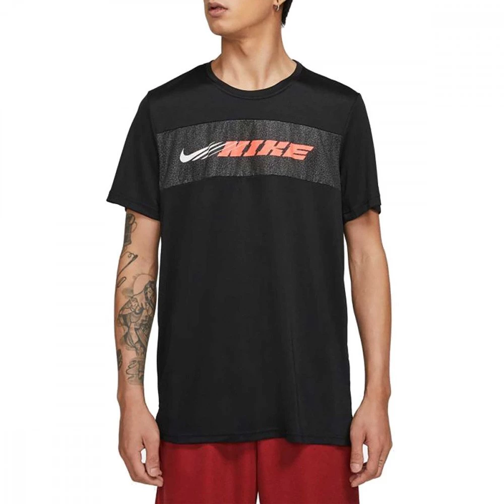 NIKE T-SHIRT SUPERSET SPORT CLASH Nero 1 NIKE T-SHIRT SUPERSET SPORT CLASH Nero