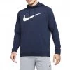 NIKE FELPA CON CAPPUCCIO SWOOSH Blu