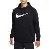 NIKE FELPA CON CAPPUCCIO SWOOSH Nero