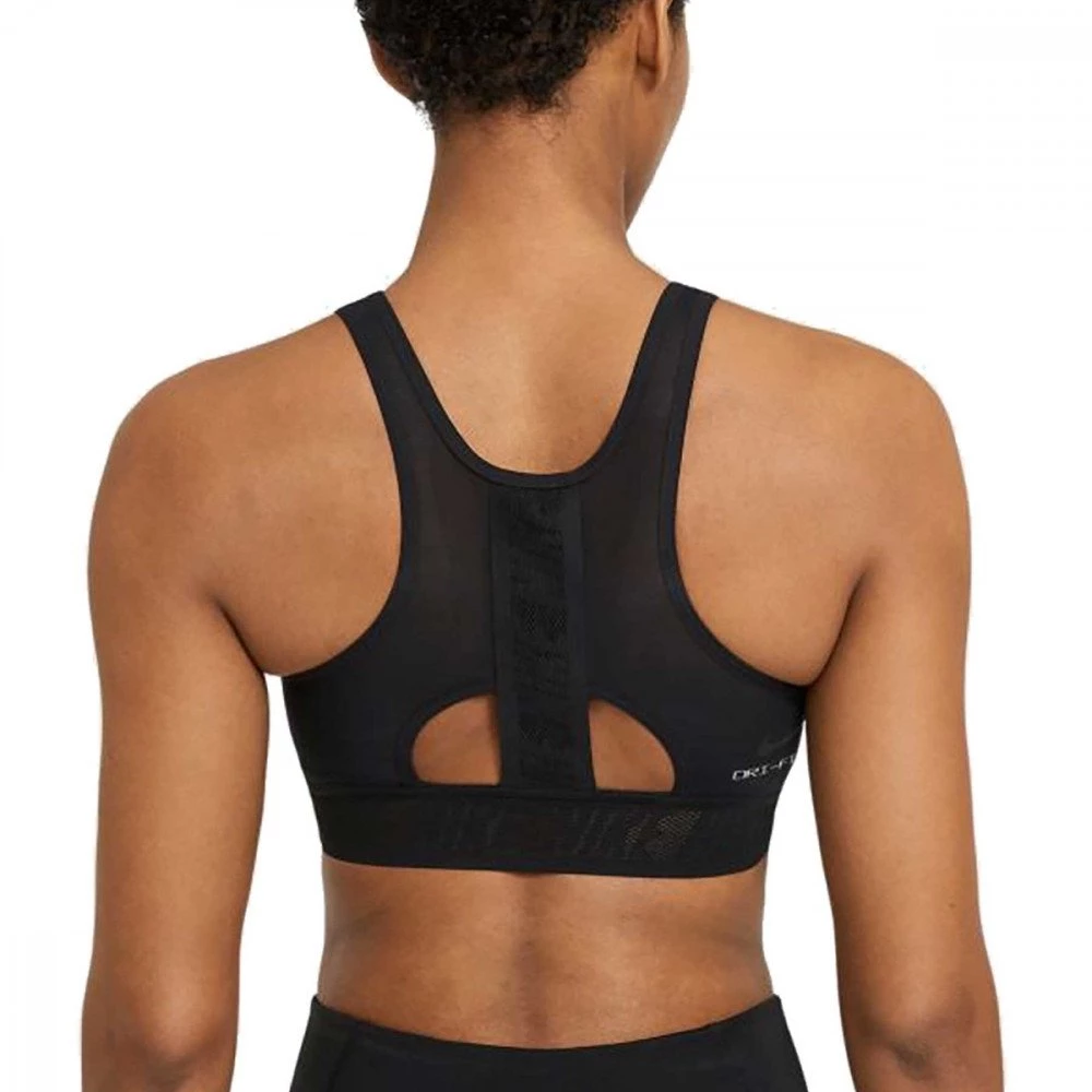 NIKE REGGISENO SWOOSH ULTRABREATHE Nero 2 NIKE REGGISENO SWOOSH ULTRABREATHE Nero - immagine 2