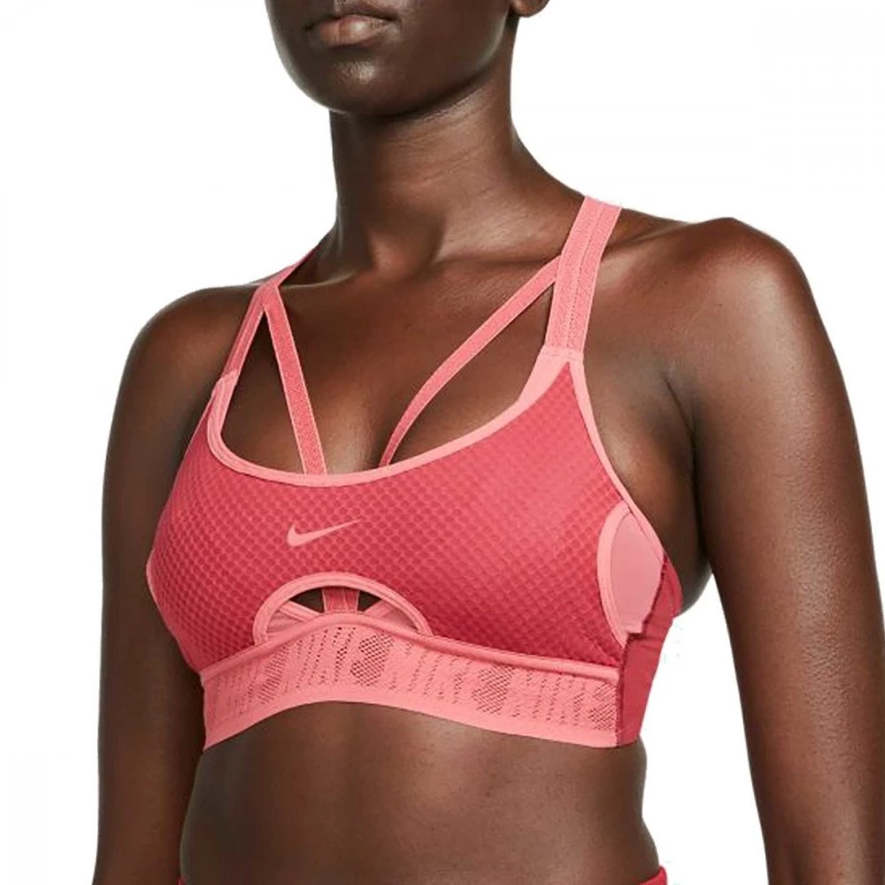 NIKE REGGISENO INDY ULTRABREATHE Rosa 1 NIKE REGGISENO INDY ULTRABREATHE Rosa