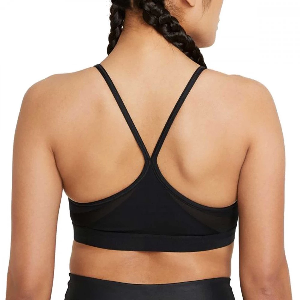 NIKE REGGISENO DRI-FIT INDY V-NECK Nero 2 NIKE REGGISENO DRI-FIT INDY V-NECK Nero - immagine 2