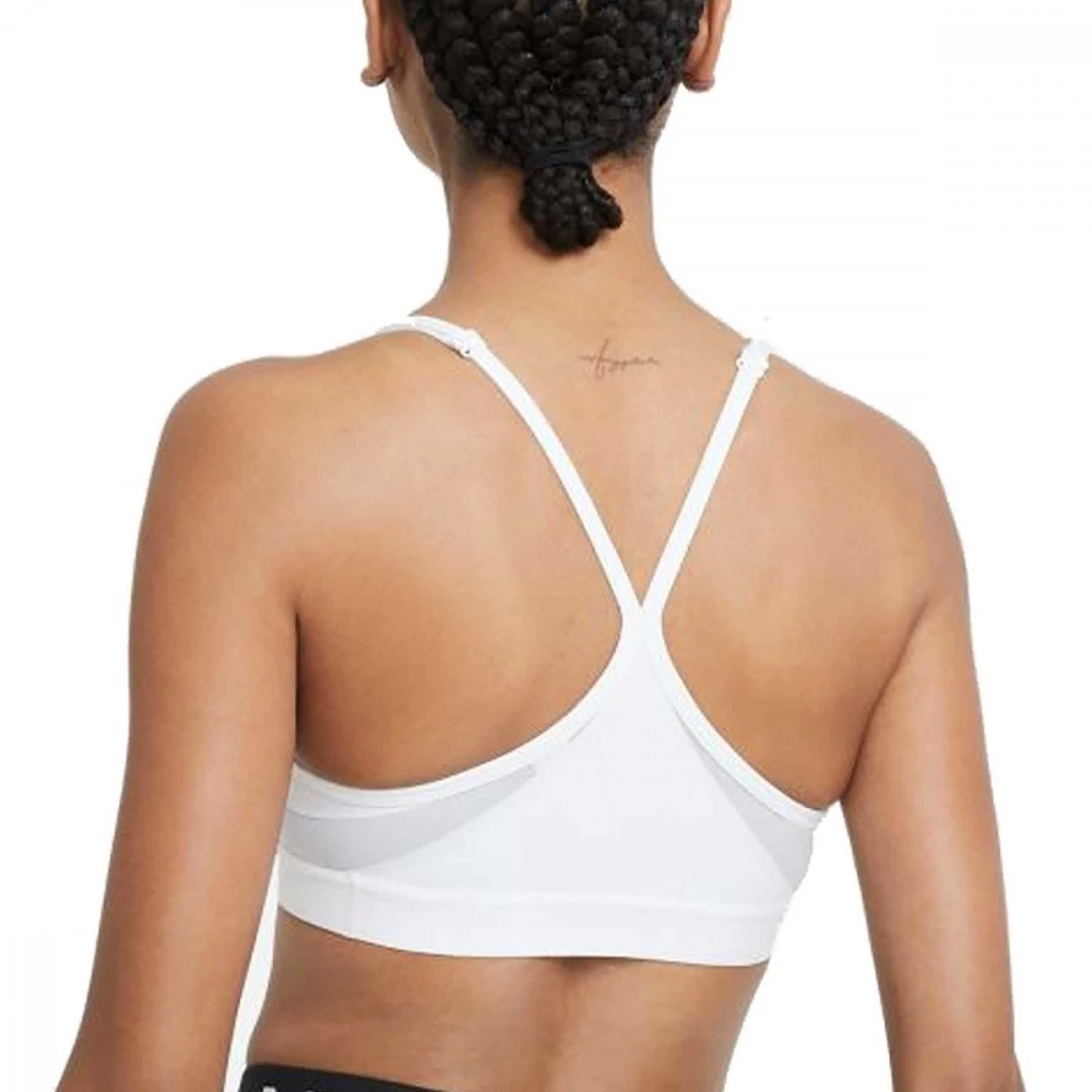 NIKE REGGISENO DRI-FIT INDY V-NECK Bianco 2 NIKE REGGISENO DRI-FIT INDY V-NECK Bianco - immagine 2