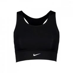 NIKE REGGISENO SWOOSH LONG LINE Nero