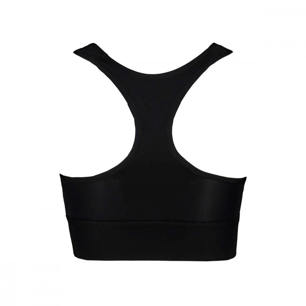 NIKE REGGISENO SWOOSH LONG LINE Nero 2 NIKE REGGISENO SWOOSH LONG LINE Nero - immagine 2