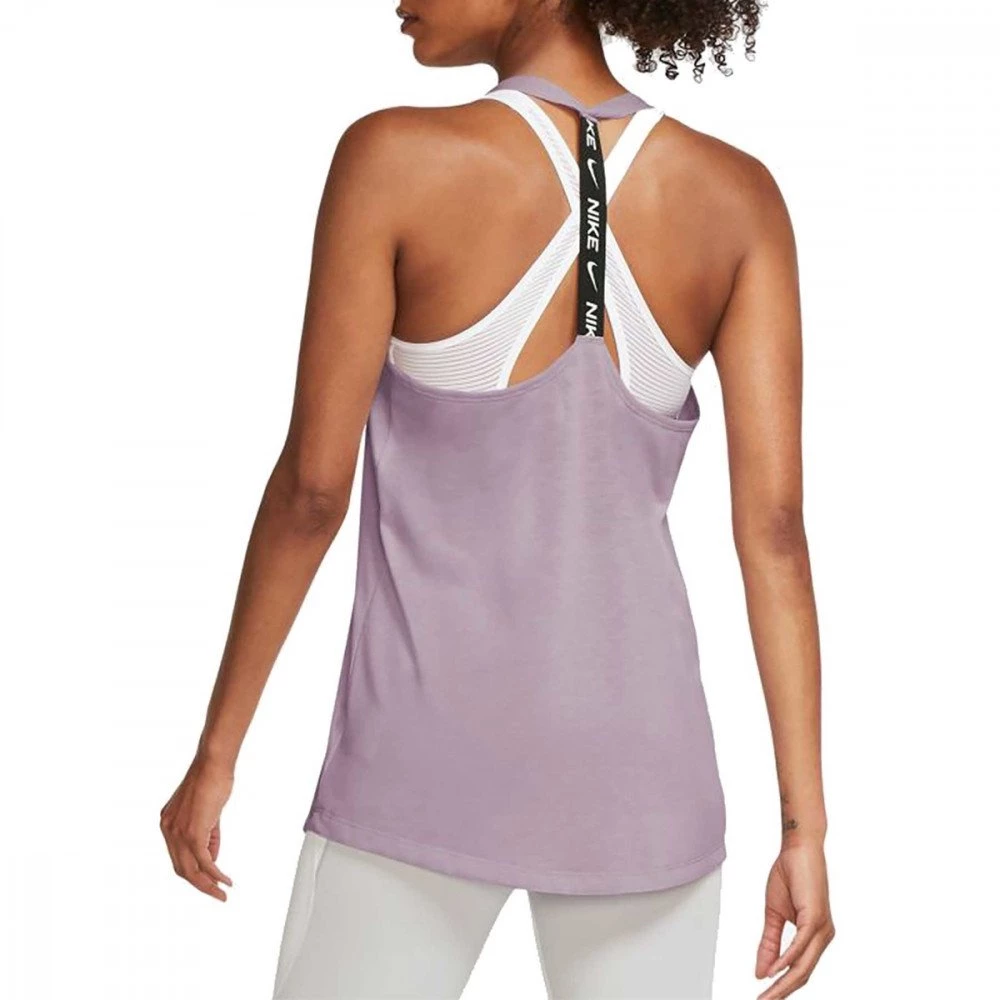 NIKE CANOTTA DRI-FIT ELASTIKA DONNA Viola 2 NIKE CANOTTA DRI-FIT ELASTIKA DONNA Viola - immagine 2