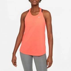 NIKE CANOTTA DRI-FIT TRAINING DONNA Arancio -Negozio online TRAINING E PALESTRA Italia 2022 nike da0370 canotta dri fit training donna abbigliamento training e palestra donna 042409001 854 3