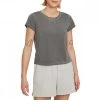 NIKE T-SHIRT DRI-FIT YOGA DONNA Grigio