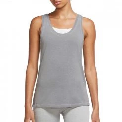 NIKE CANOTTA DRI-FIT YOGA DONNA Grigio