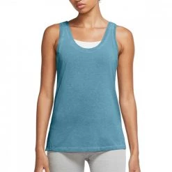 NIKE CANOTTA DRI-FIT YOGA DONNA Azzurro