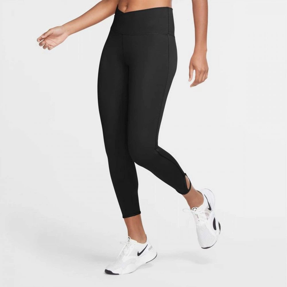 NIKE LEGGINGS 7/8 YOGA CORE CLN CUTOUT DONNA Nero 4 NIKE LEGGINGS 7/8 YOGA CORE CLN CUTOUT DONNA Nero - immagine 4