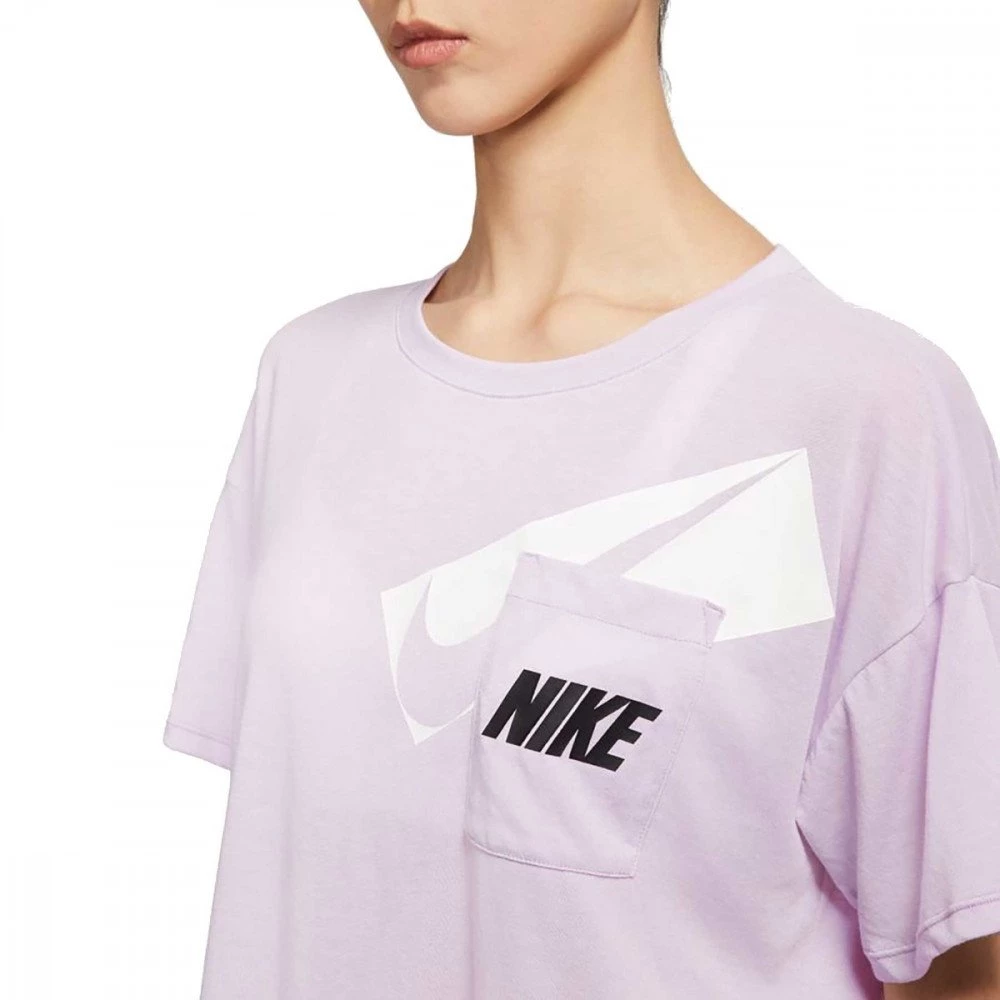 NIKE T-SHIRT DRI-FIT CROP DONNA Viola 3 NIKE T-SHIRT DRI-FIT CROP DONNA Viola - immagine 3