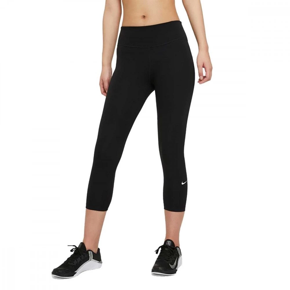NIKE LEGGINGS ONE CROP DONNA Nero 1 NIKE LEGGINGS ONE CROP DONNA Nero