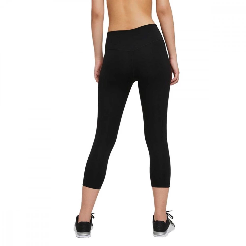 NIKE LEGGINGS ONE CROP DONNA Nero 2 NIKE LEGGINGS ONE CROP DONNA Nero - immagine 2