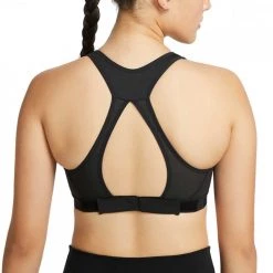 NIKE REGGISENO DRI-FIT SWOOSH Nero -Negozio online TRAINING E PALESTRA Italia 2022 nike dd0428 reggiseno dri fit swoosh abbigliamento training e palestra donna 044573001 010 2