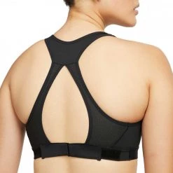 NIKE REGGISENO DRI-FIT SWOOSH Nero -Negozio online TRAINING E PALESTRA Italia 2022 nike dd0428 reggiseno dri fit swoosh abbigliamento training e palestra donna 044573001 010 4