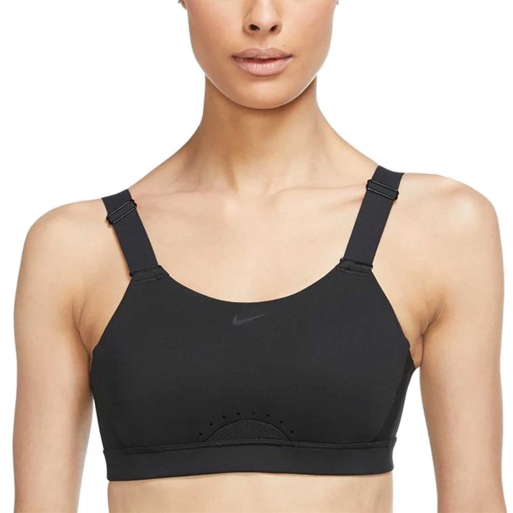 NIKE REGGISENO DRI-FIT ALPHA Nero 1 NIKE REGGISENO DRI-FIT ALPHA Nero