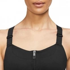 NIKE REGGISENO DRI-FIT ALPHA FRONT-ZIP Nero -Negozio online TRAINING E PALESTRA Italia 2022 nike dd0436 reggiseno dri fit alpha front zip abbigliamento training e palestra donna 044573201 010 3