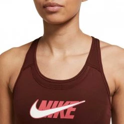 NIKE REGGISENO SWOOSH ICON CLASH Marrone -Negozio online TRAINING E PALESTRA Italia 2022 nike dd1470 reggiseno swoosh icon clash gx abbigliamento training e palestra donna 043967301 273 3