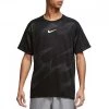 NIKE T-SHIRT DRI-FIT SPORT CLASH PRINT Nero