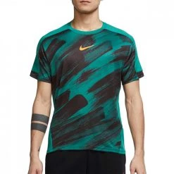 NIKE T-SHIRT DRI-FIT SPORT CLASH PRINT Verde
