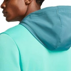 NIKE FELPA CON CAPPUCCIO DRI-FIT BICOLOR Verde -Negozio online TRAINING E PALESTRA Italia 2022 nike dd1971 felpa con cappuccio dri fit bicolor abbigliamento training e palestra uomo 043974301 392 4