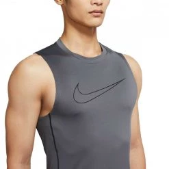 CANOTTA NIKE PRO Grigio -Negozio online TRAINING E PALESTRA Italia 2022 nike dd1988 m np df top sl tight abbigliamento training e palestra uomo 045203301 068 3