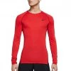 MAGLIA MANICA LUNGA NIKE PRO DRI-FIT Rosso